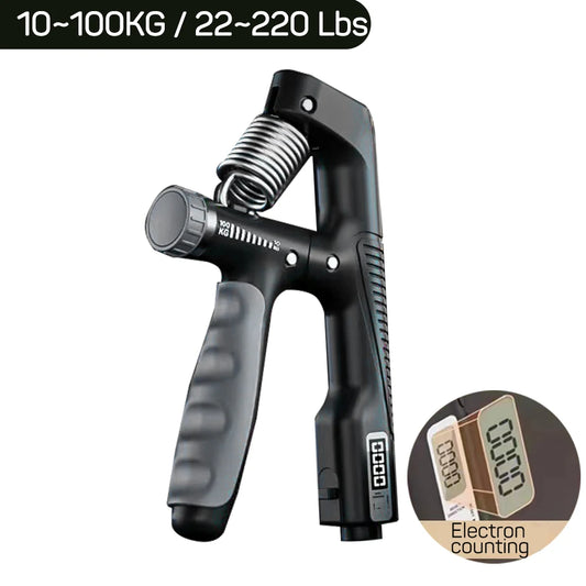 Adjustable Smart Grip Strengthener (10-100KG) for Power Training and Finger Flexibility