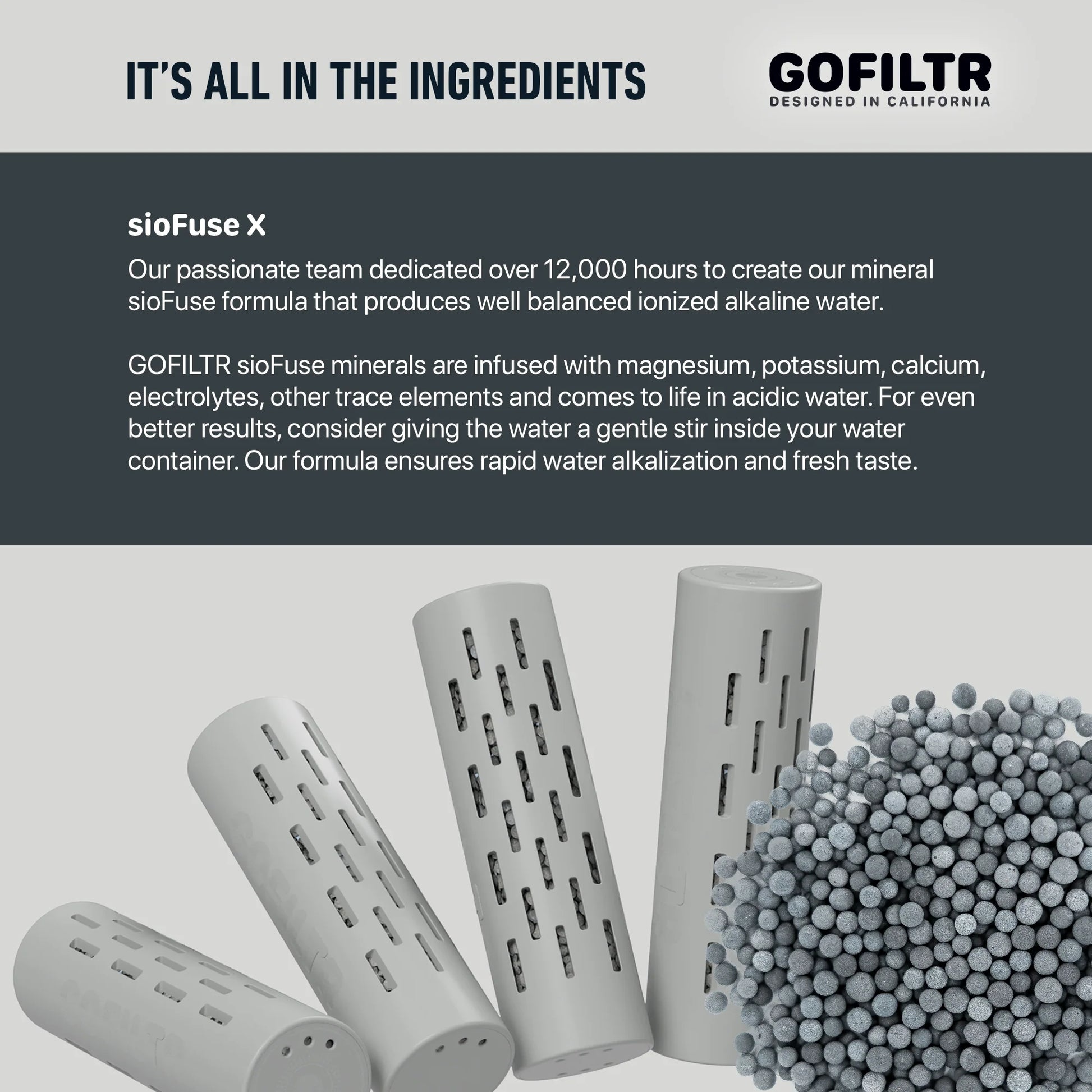 32 Oz Insulated Alkaline Water Bottle - Generates 9.5 pH Alkaline Water