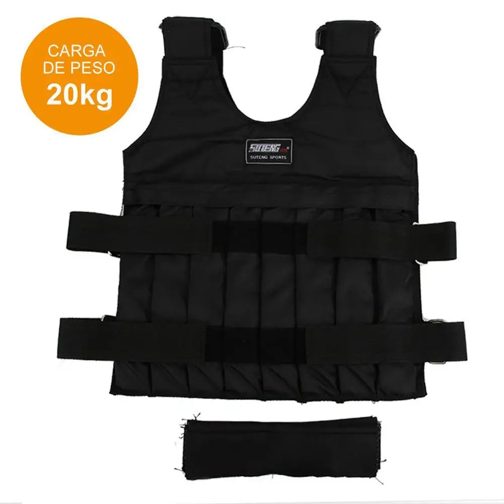 Adjustable Weighted Vest for Fitness Training - 20Kg to 50Kg Capacity, Ideal for Gym Workouts and Boxing