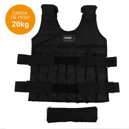Adjustable Weighted Vest for Fitness Training - 20Kg to 50Kg Capacity, Ideal for Gym Workouts and Boxing
