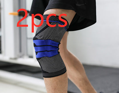 Professional Sports Knee Brace with Adjustable Straps for Running and Fitness Protection
