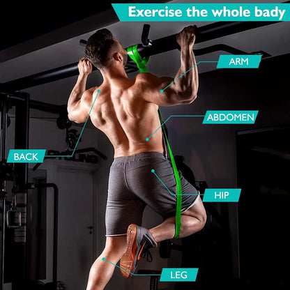 Heavy-Duty Latex Resistance Bands for Pull-Up Assistance and Pilates Workouts - Ideal for Home Fitness and Body Shaping