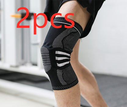 Professional Sports Knee Brace with Adjustable Straps for Running and Fitness Protection