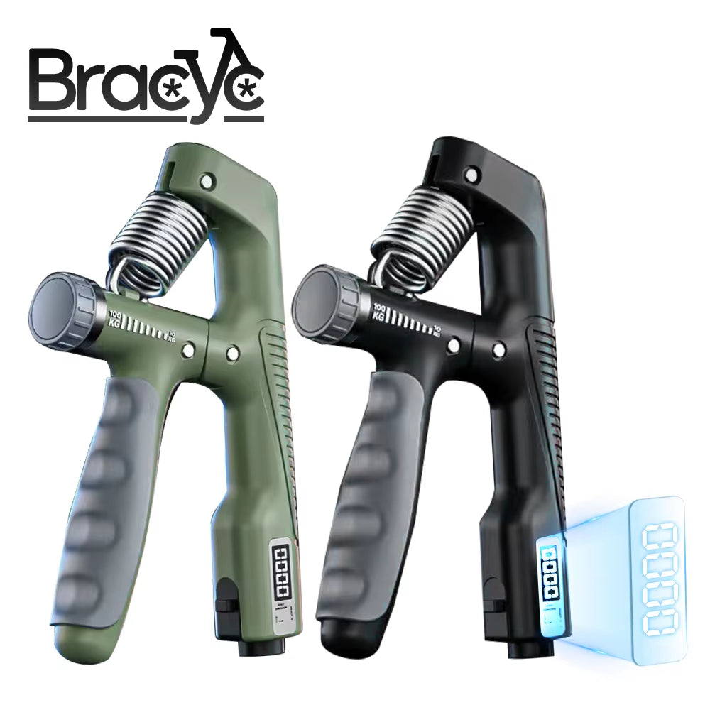 Adjustable Smart Grip Strengthener (10-100KG) for Power Training and Finger Flexibility