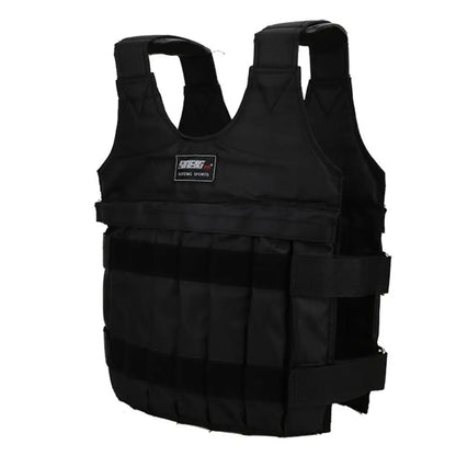 Adjustable Weighted Vest for Fitness Training - 20Kg to 50Kg Capacity, Ideal for Gym Workouts and Boxing