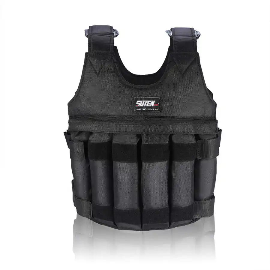 Adjustable Weighted Vest for Fitness Training - 20Kg to 50Kg Capacity, Ideal for Gym Workouts and Boxing