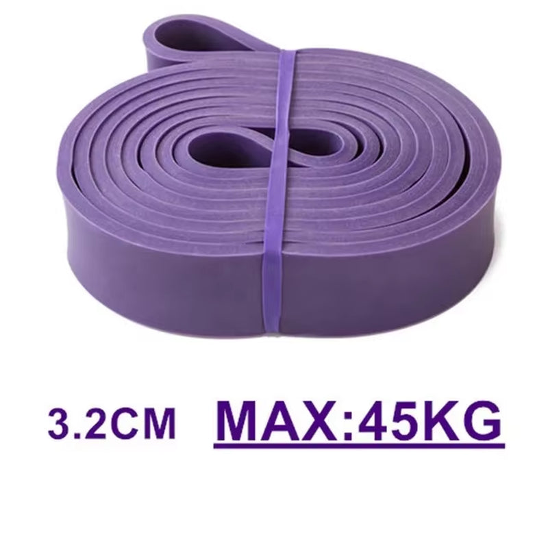 Heavy-Duty Latex Resistance Bands for Pull-Up Assistance and Pilates Workouts - Ideal for Home Fitness and Body Shaping