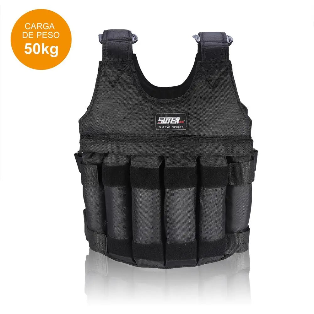 Adjustable Weighted Vest for Fitness Training - 20Kg to 50Kg Capacity, Ideal for Gym Workouts and Boxing