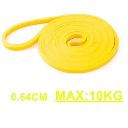 Heavy-Duty Latex Resistance Bands for Pull-Up Assistance and Pilates Workouts - Ideal for Home Fitness and Body Shaping