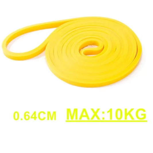 Heavy-Duty Latex Resistance Bands for Pull-Up Assistance and Pilates Workouts - Ideal for Home Fitness and Body Shaping
