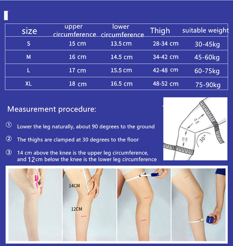 Professional Sports Knee Brace with Adjustable Straps for Running and Fitness Protection