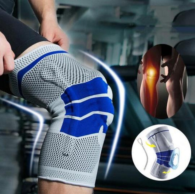 Professional Sports Knee Brace with Adjustable Straps for Running and Fitness Protection