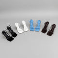 Square Pinch Open Narrow Band Heels