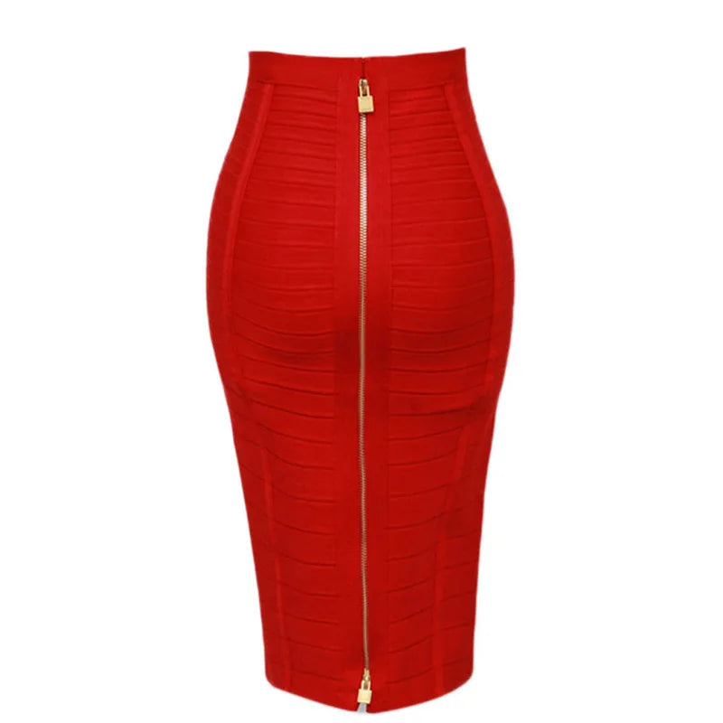 Knitted Bandage Pencil Skirt