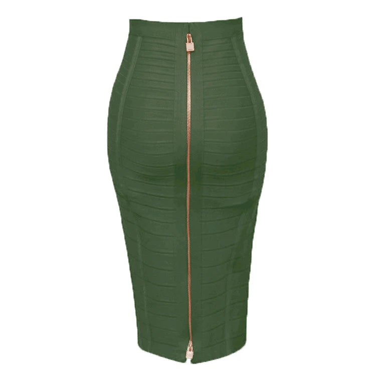 Knitted Bandage Pencil Skirt