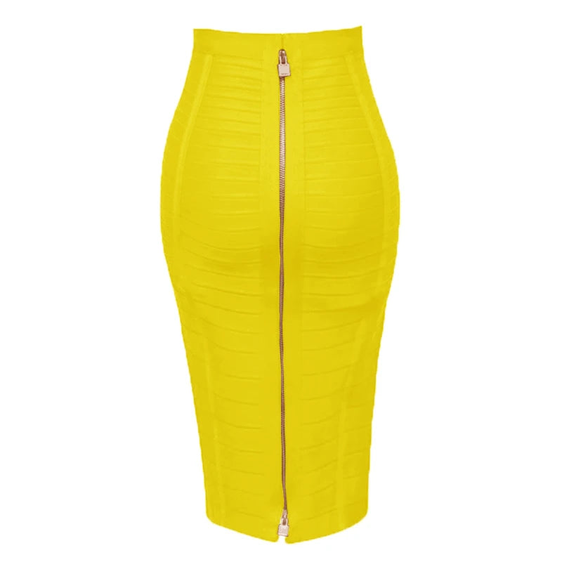 Knitted Bandage Pencil Skirt