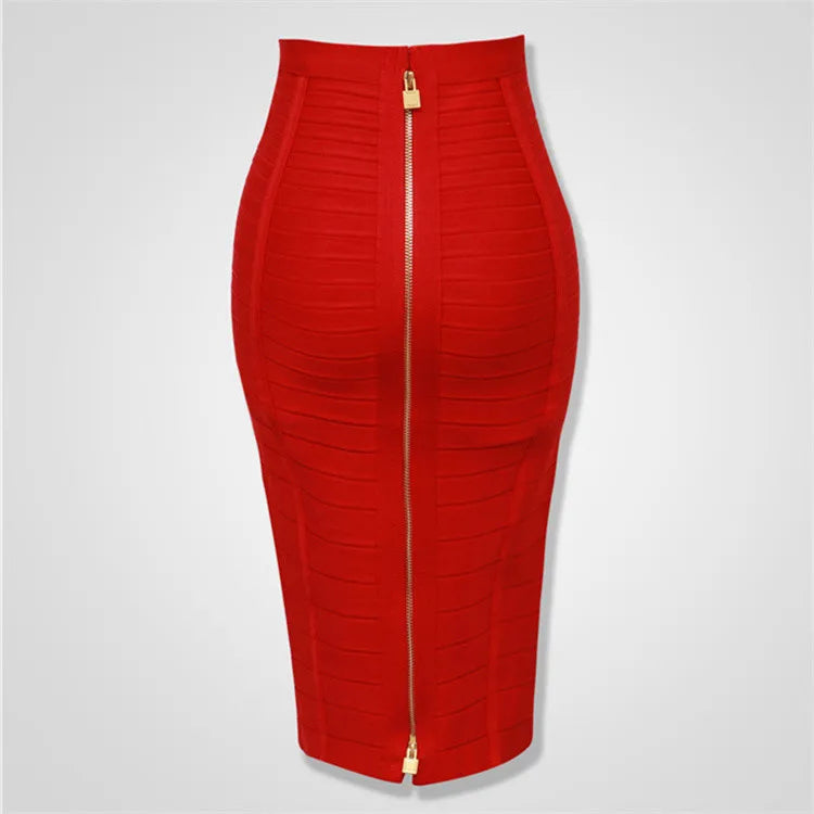 Knitted Bandage Pencil Skirt
