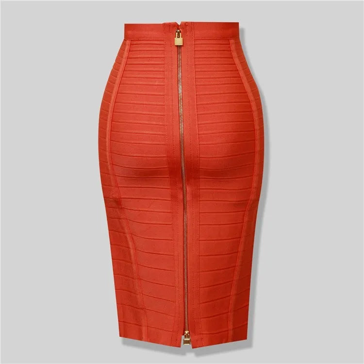 Knitted Bandage Pencil Skirt