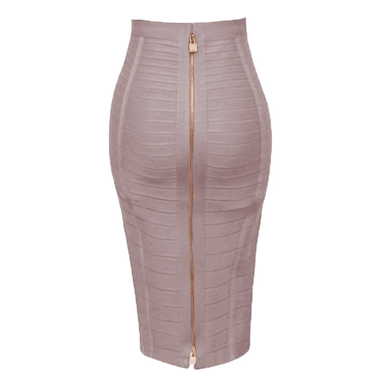 Knitted Bandage Pencil Skirt