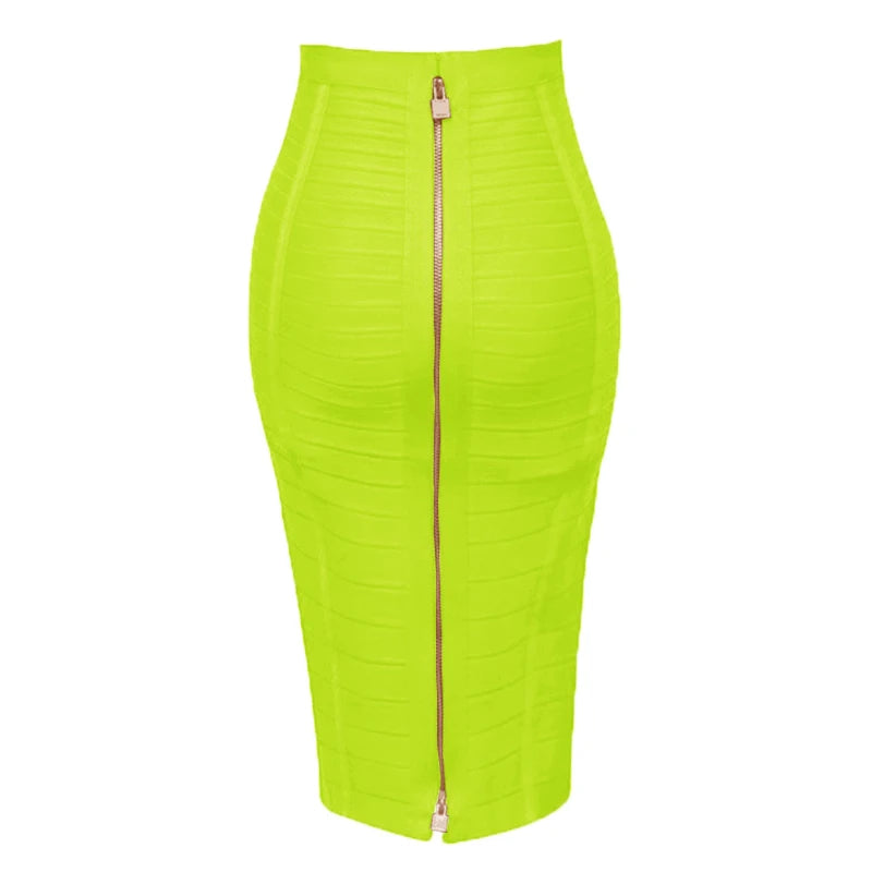 Knitted Bandage Pencil Skirt