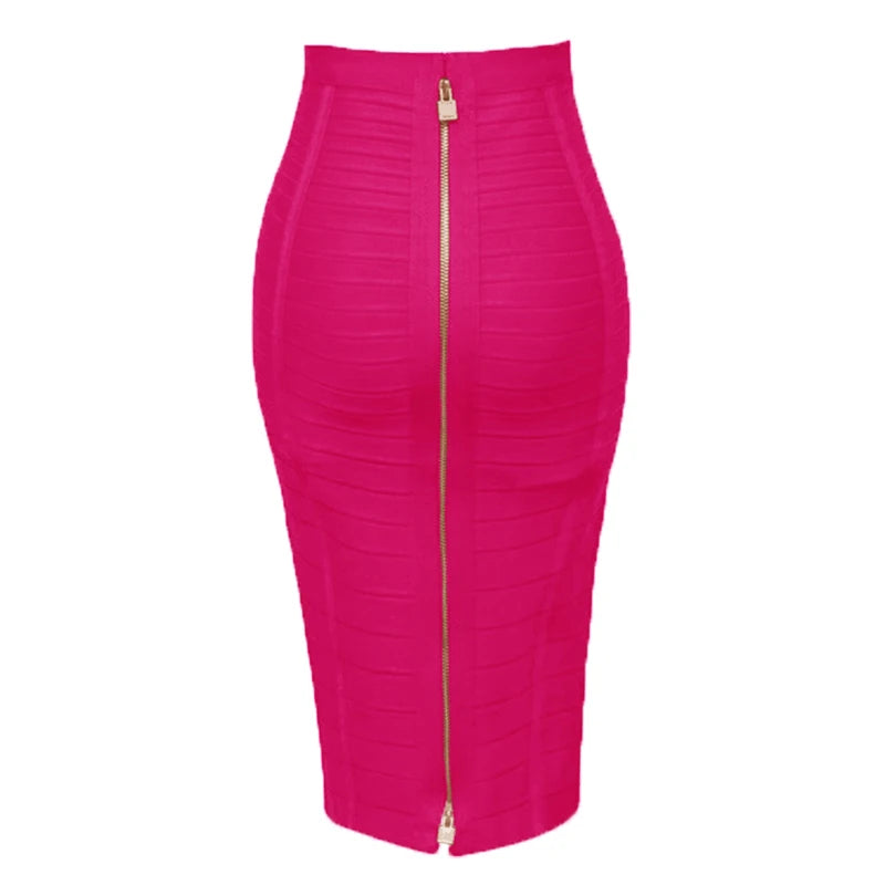 Knitted Bandage Pencil Skirt
