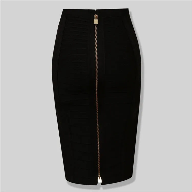 Knitted Bandage Pencil Skirt
