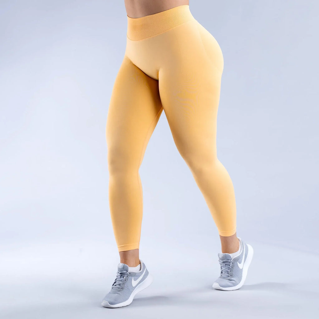 Pleated Waist Seamless Sports Trousers
