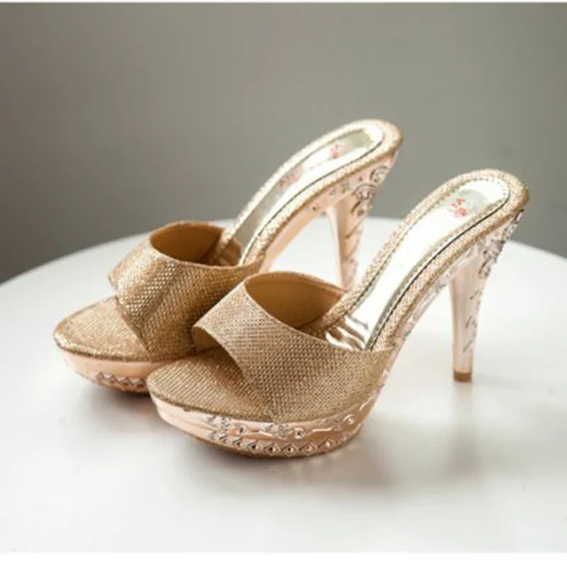 Eilyken Pointed Toe Thin High Heel Ankle Strap Sandals for Women