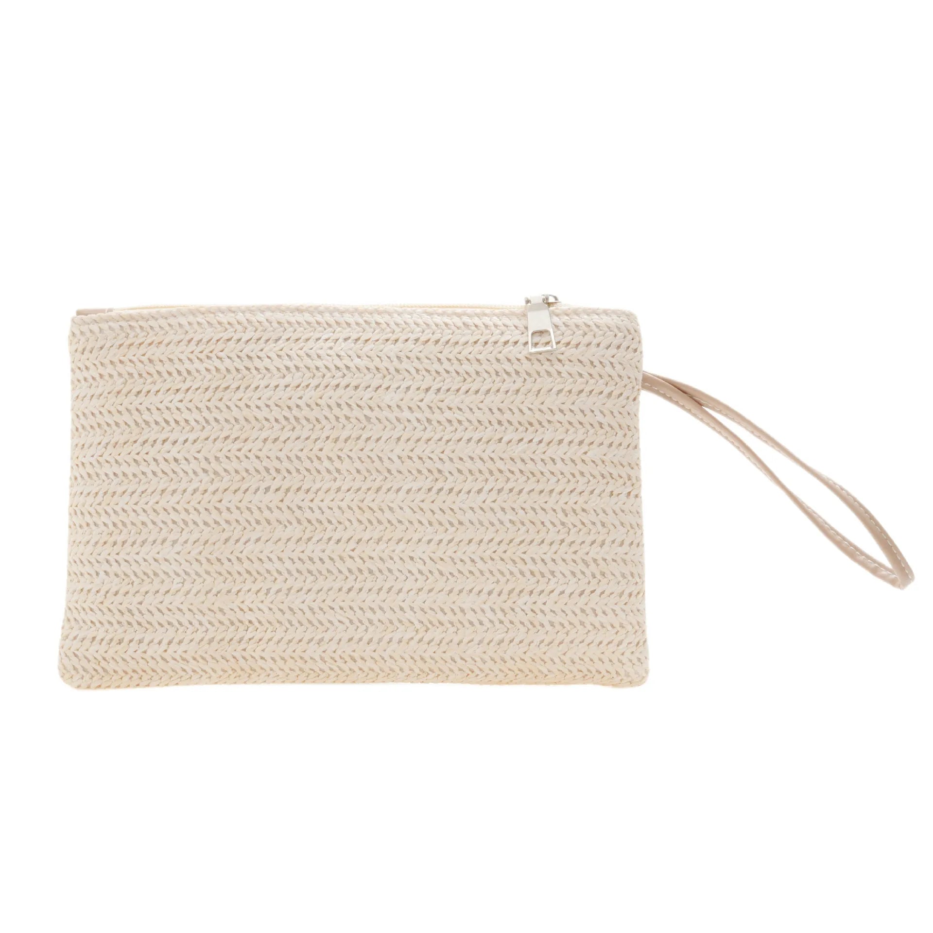 Straw Envelope Clutch Beach Bag for Women
