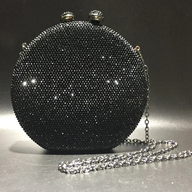 Flower Crystal Evening Bag for Women