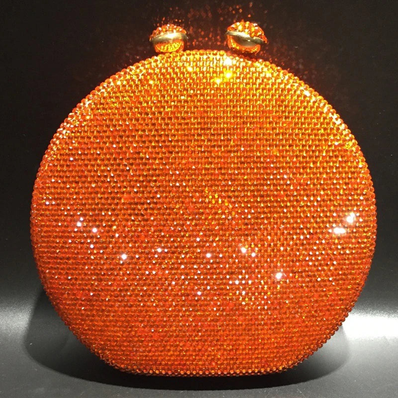 Flower Crystal Evening Bag for Women