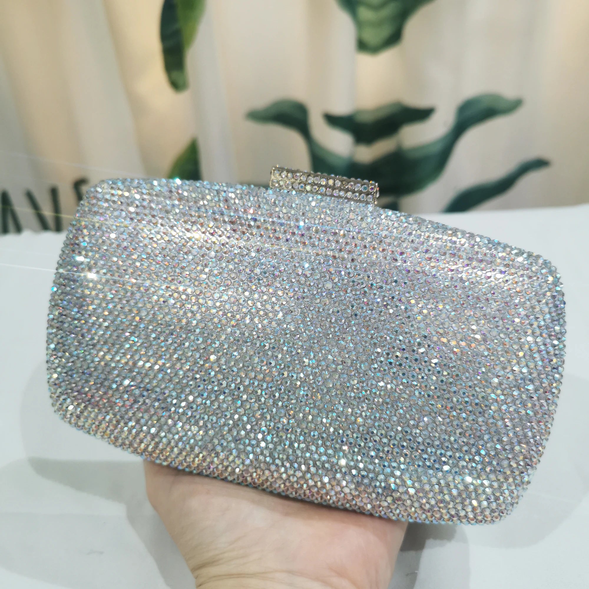 Flower Crystal Evening Bag for Women