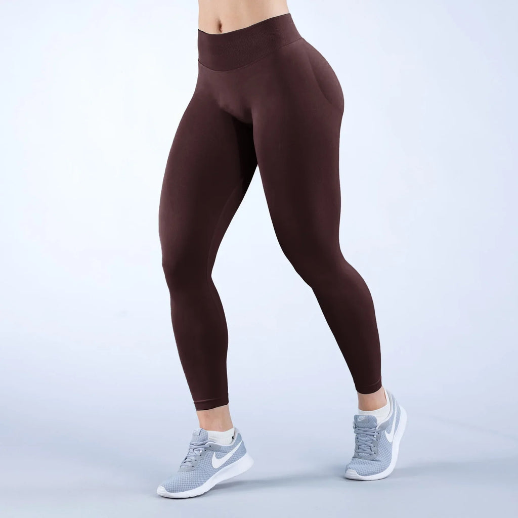 Pleated Waist Seamless Sports Trousers