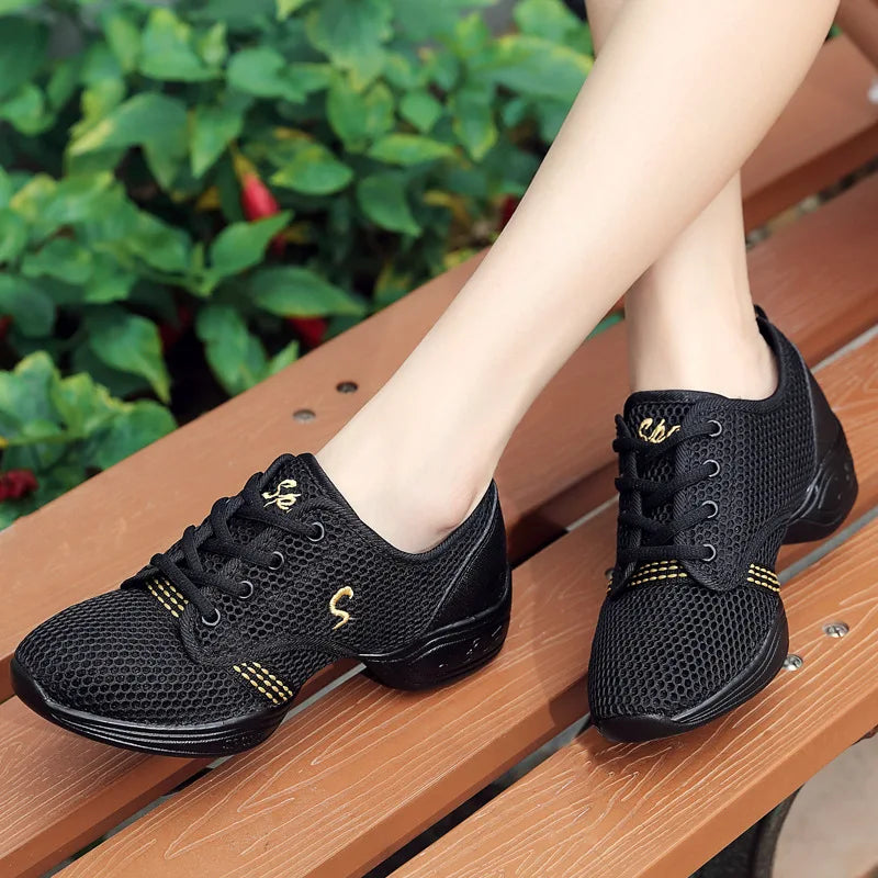 Women's summer sneakers breathable dance shoes, modern dance shoes, summer