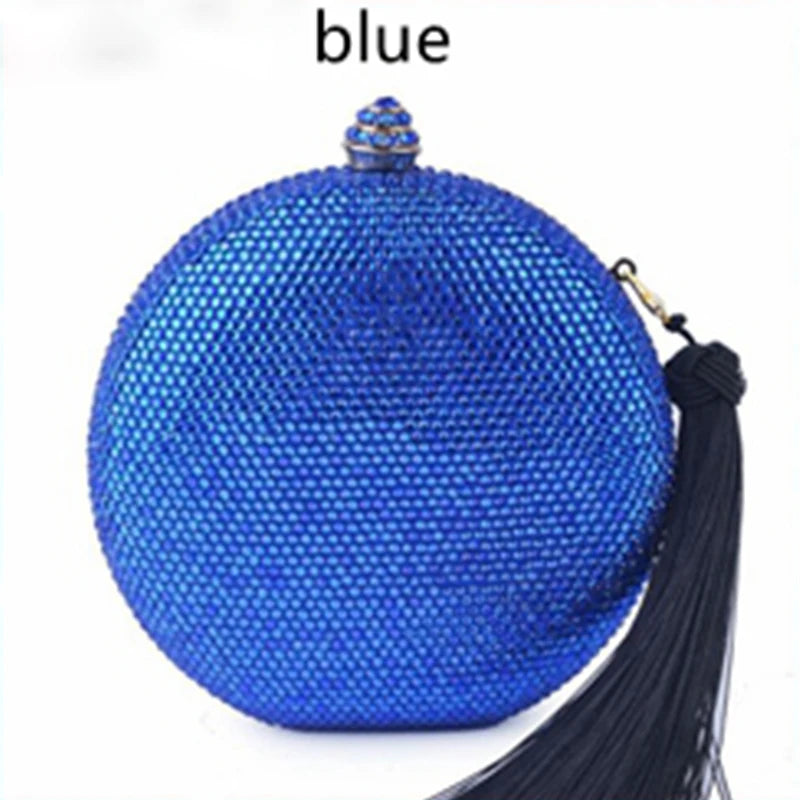 Flower Crystal Evening Bag for Women