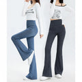 High Waist Flared Stretch Jeggings