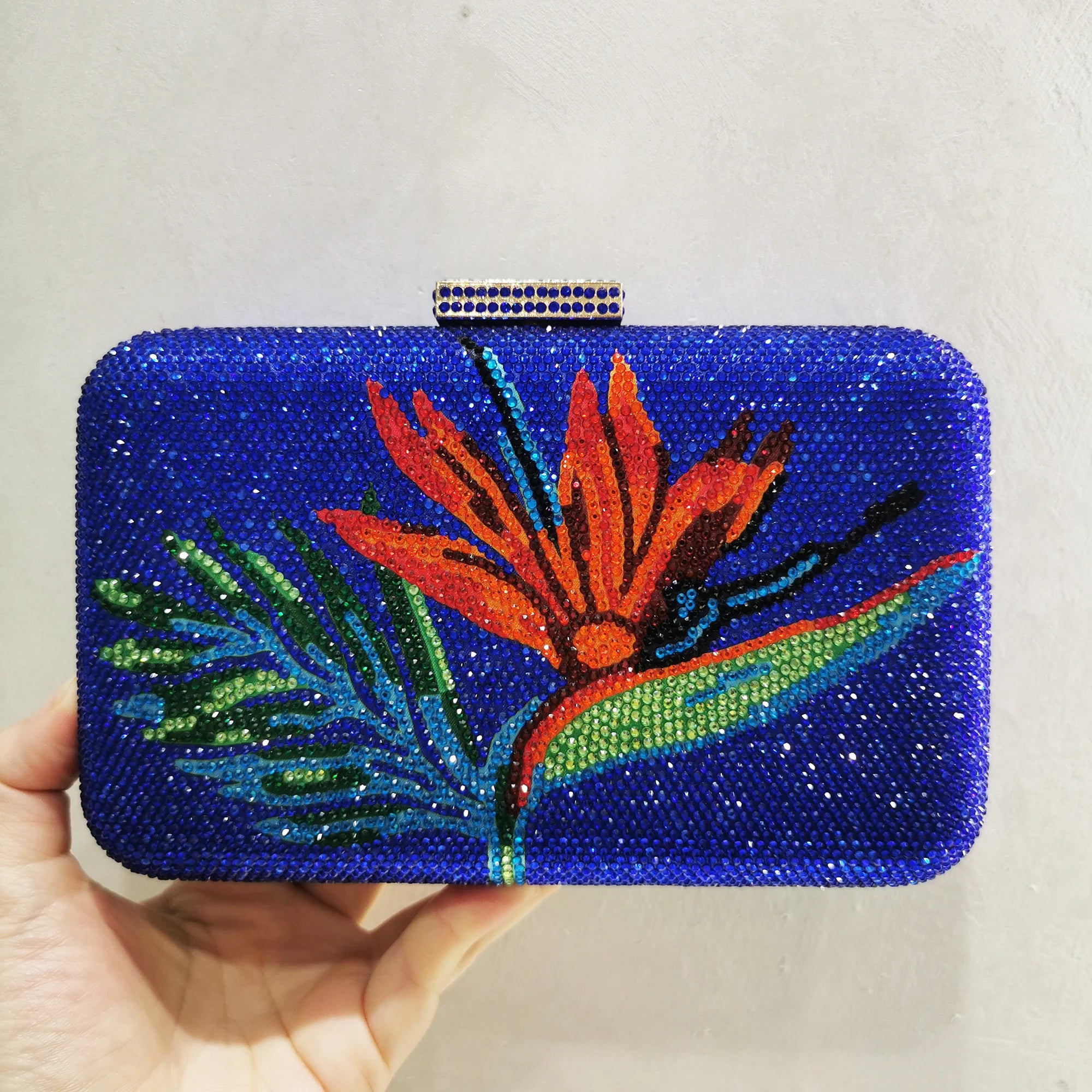 Flower Crystal Evening Bag for Women