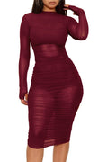 Mesh Bodycon 3-Piece Set