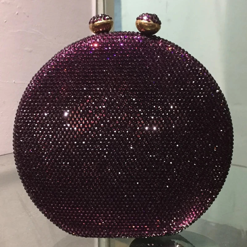 Flower Crystal Evening Bag for Women