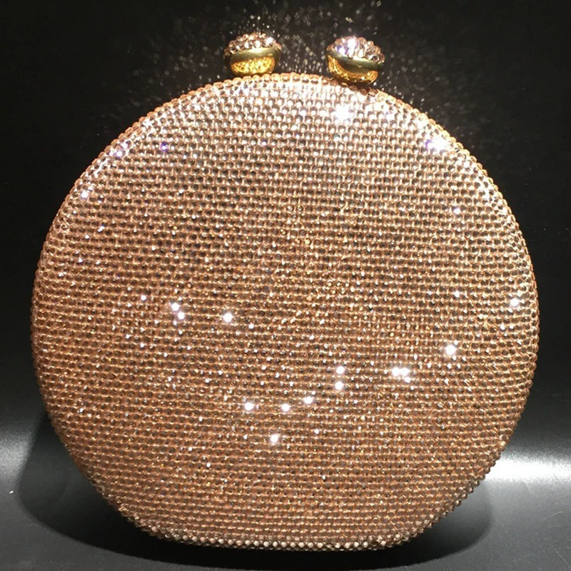 Flower Crystal Evening Bag for Women