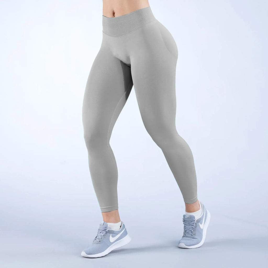 Pleated Waist Seamless Sports Trousers