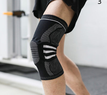 Professional Sports Knee Brace with Adjustable Straps for Running and Fitness Protection