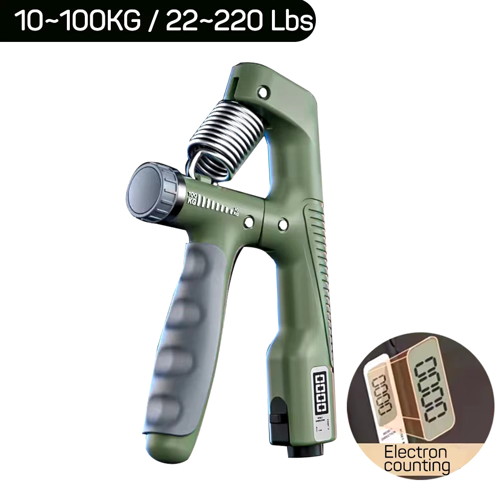 Adjustable Smart Grip Strengthener (10-100KG) for Power Training and Finger Flexibility