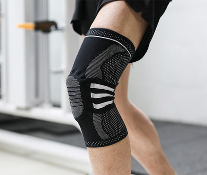 Professional Sports Knee Brace with Adjustable Straps for Running and Fitness Protection