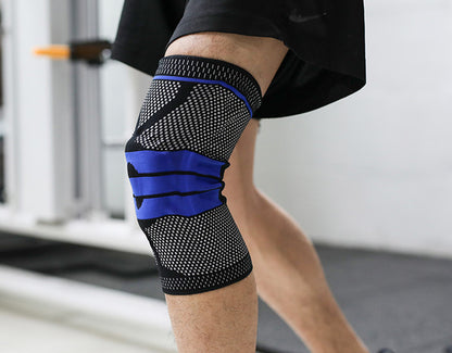 Professional Sports Knee Brace with Adjustable Straps for Running and Fitness Protection