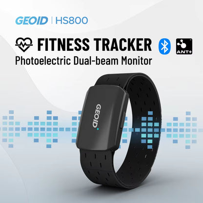 GEOID HS800 Heart Rate Monitor and Fitness Tracker with Chest Strap for Exercise, Cycling, and Yoga